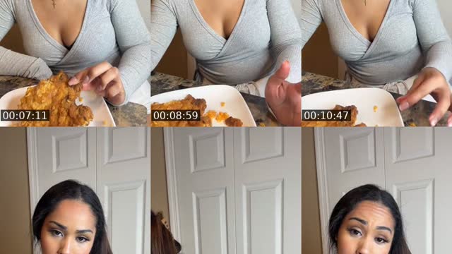TikTok live: Cook dinner with me☺️ by @isatorrress