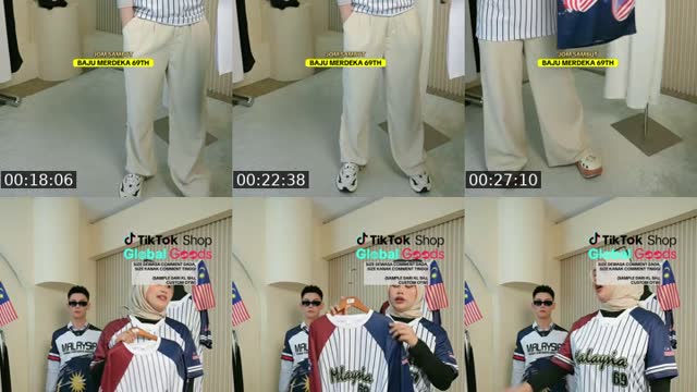 TikTok live: 8.8 MERDEKA BAJU JERSEY PROMO !! by @tiktokglobalgoodsmsia