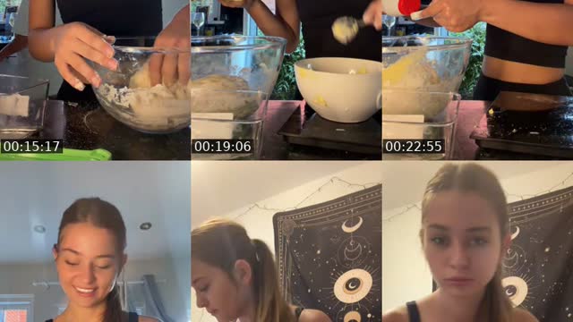 TikTok live: attempting to cook by @maisiesel