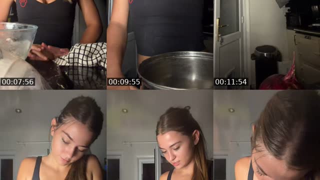 TikTok live: attempting to cook by @maisiesel