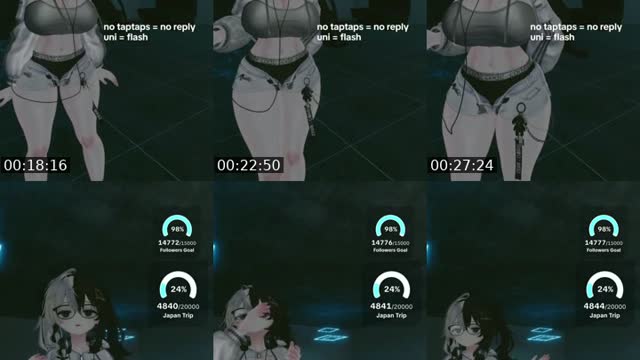 TikTok live: 18+ VR Chat Stream by @hannahislucid