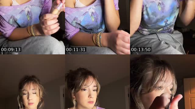 TikTok live: pre shower makeup by @serenitysgone