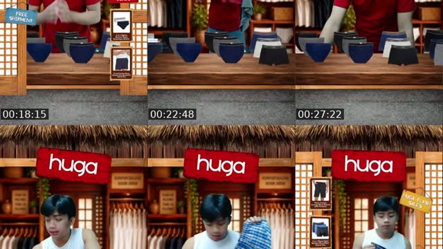 TikTok live: HUGA MENS OFFICIAL STORE by @huga_men