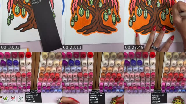 TikTok live: let’s color! 🎨💖 by @sincerelyaims