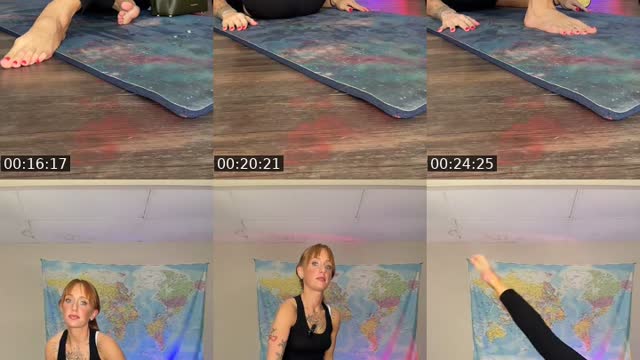 TikTok live: Pilates {total body} by @gingerfoot34