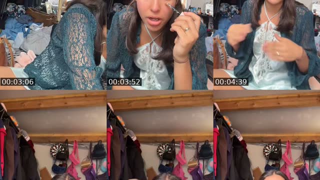 TikTok live: GRWM pt 123 by @elaineoatlatte