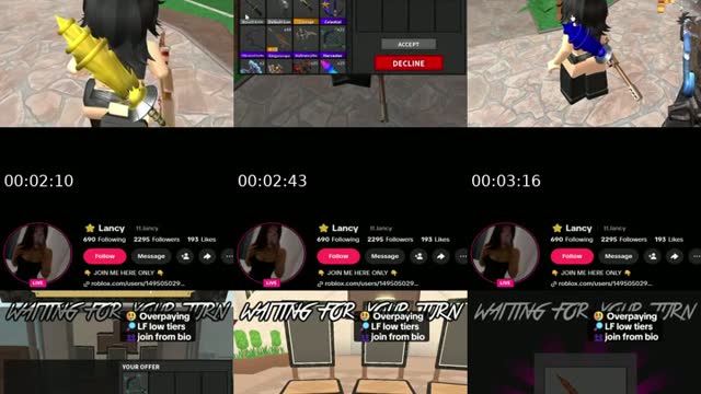TikTok live: Blox Fruits by @tt.lancy