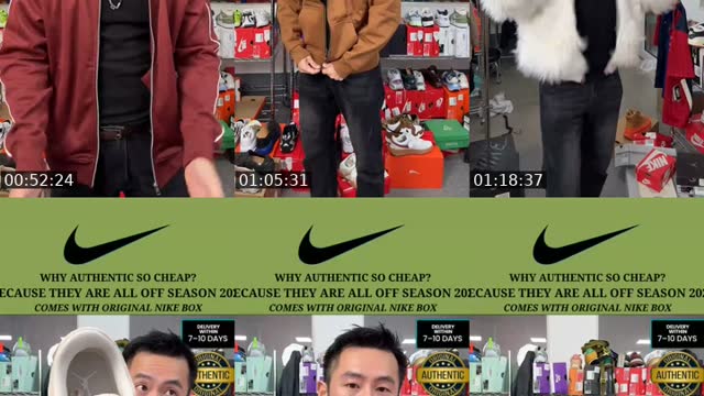 TikTok live: NIKE 50% by @johnlone_88