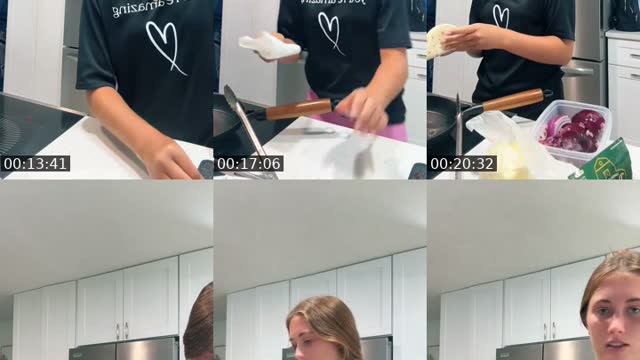 TikTok live: cook w me by @secretspamm8888