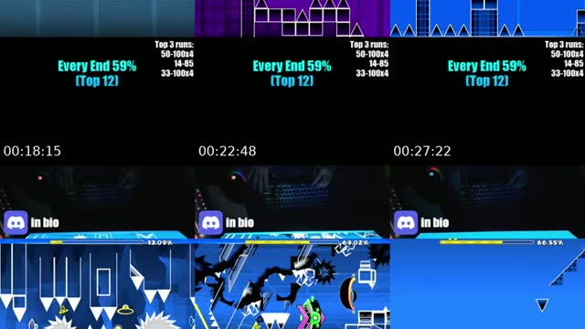 TikTok live: GEOMETRY DASH by @realagent009