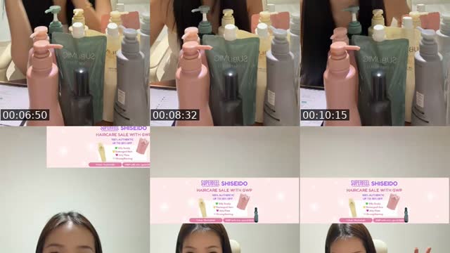 TikTok live: SHISEIDO 30% SALE W GWP by @celestljy