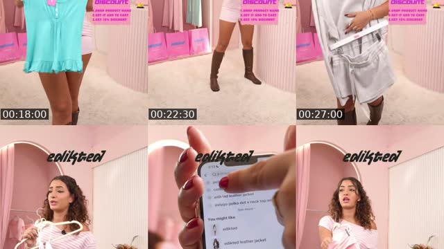 TikTok live: The August Edit ☀️ by @edikted