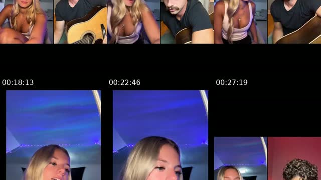 TikTok live: Galaxy for a 😘 by @jess.farewell