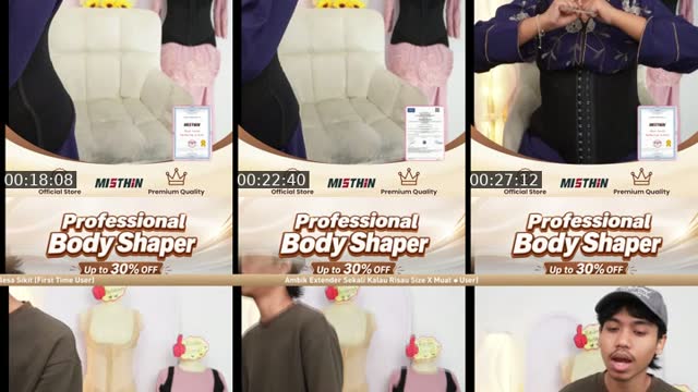 TikTok live: MERDEKA SALES 60% OFF  !! by @misthinshapewear02