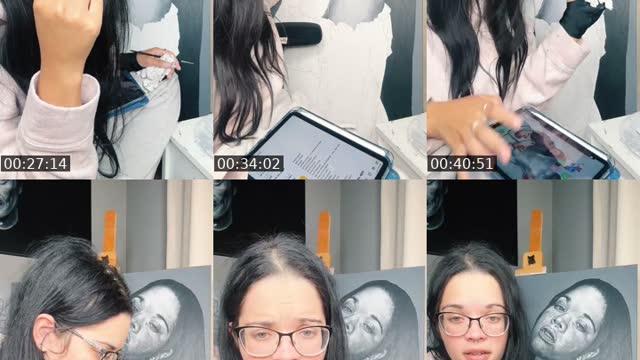 TikTok live: Hyperrealism or nah? by @iwishformish