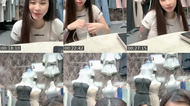 TikTok live: 女裝新款到 by @qqmi8907
