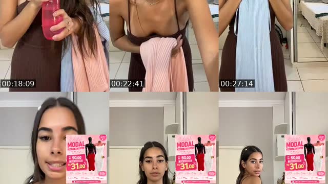 TikTok live: Vestido Tricô Modal🧶🩷 by @eduarda.perezz
