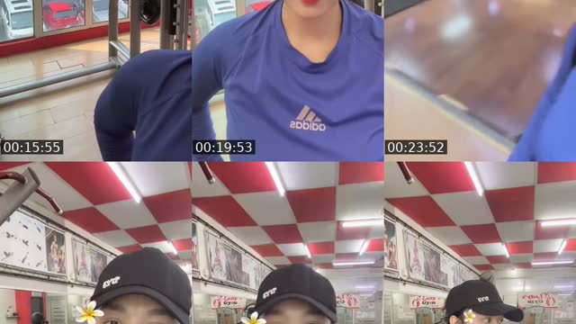 TikTok live: Leg day by @finagym_