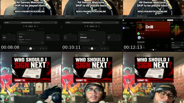 TikTok live: Who should I sign next??? by @mstacksonline