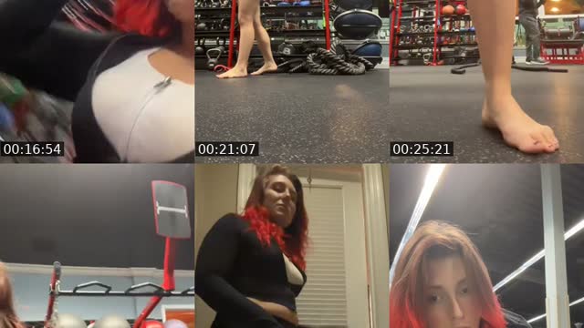 TikTok live: Gym 🏋️‍♀️ by @sizzledrizzle000