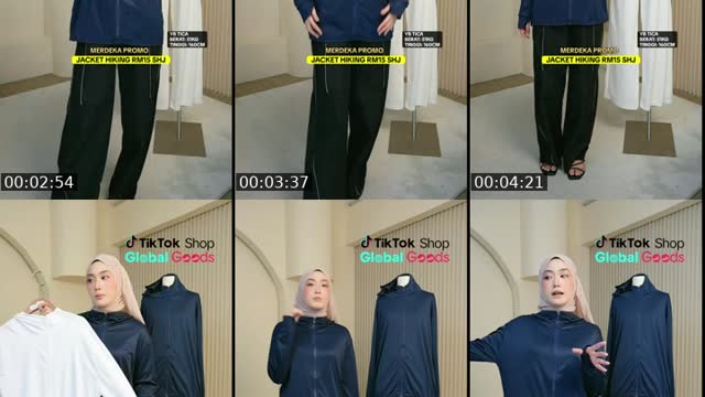 TikTok live: 8.8 MERDEKA PROMO JACKET HIKING by @tiktokglobalgoodsmsia