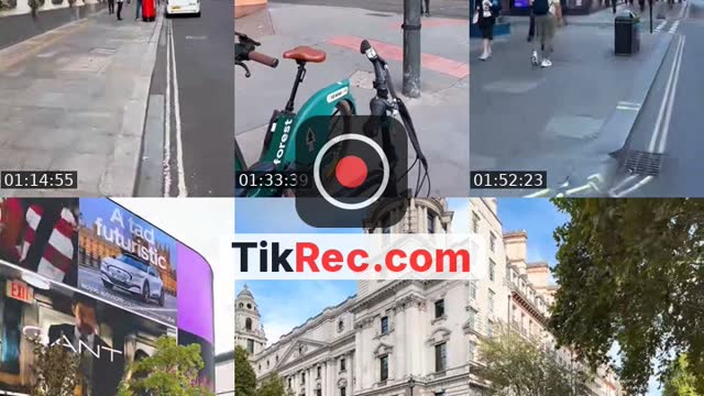 TikTok live: London city walk IRL by @lucibodnar