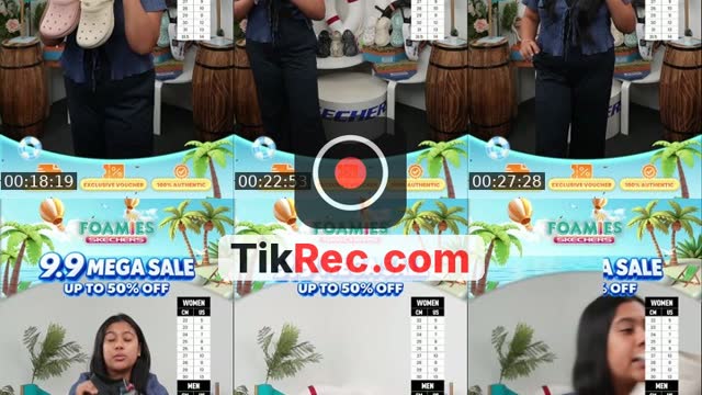 TikTok live: FOAMIES 9.9 SALES!! by @skechersmyfoamies