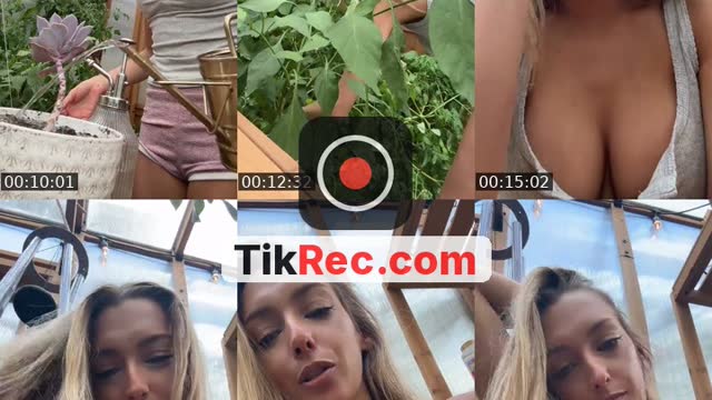 TikTok live: Greenhouse 💚 by @nicolewardesigns