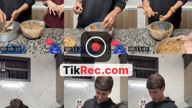 TikTok live: fazendo torta cookie by @gymrey01