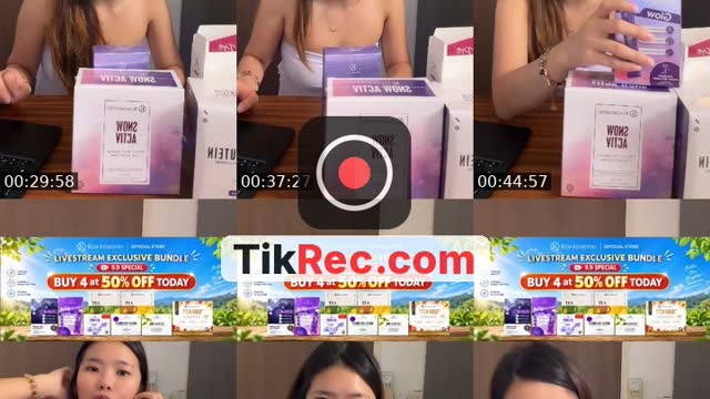 TikTok live: 4 BOX @50% OFF by @alivebutdieded