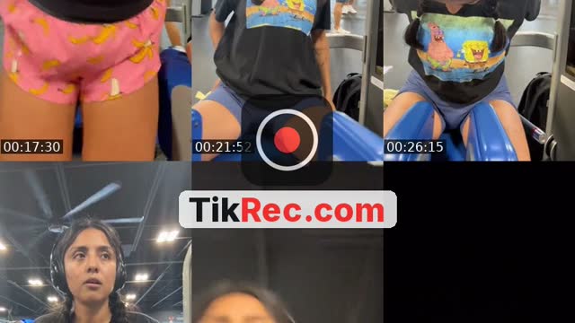 TikTok live: Gym with Mari by @hotdawgs42069