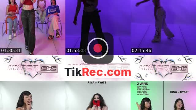 TikTok live: *GIRL GROUP IN TRAINING!* by @hyperescofficial