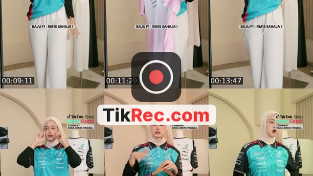 TikTok live: BAJU F1 JERSEY SPORTWEAR !!! by @tiktokglobalgoodsmsia
