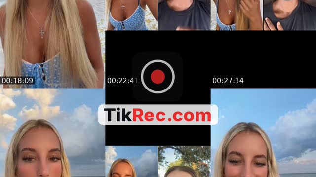 TikTok live: Beach sunrise 🌅 by @hannahkotickk