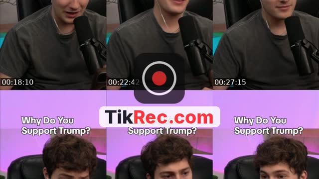 TikTok live: debating MAGA by @parkergetajob