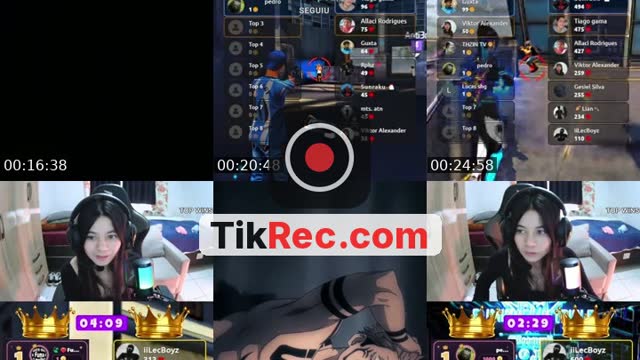 TikTok live: X1 DE LENDAS by @mingaauh