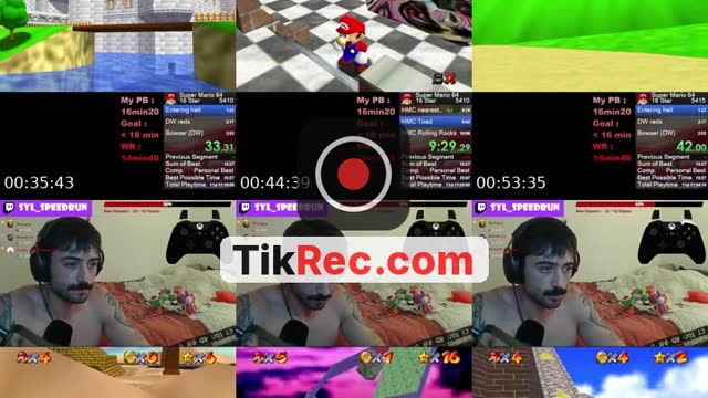TikTok live: Mario 64 Speedrun ! by @docteur_sylv