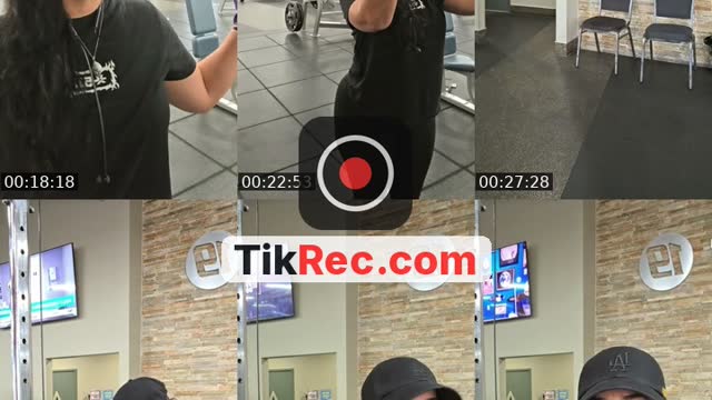 TikTok live: workout with me 😜 by @fit_mom2929