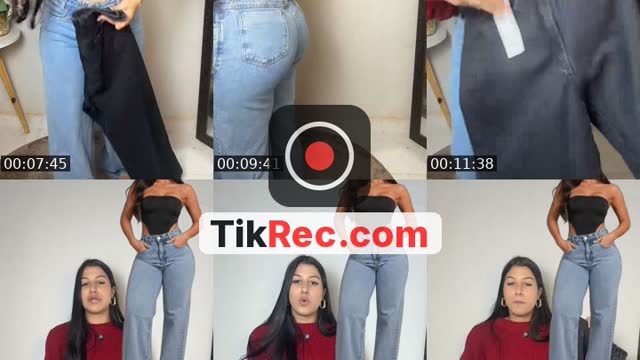 TikTok live: Calça jeans wide leg promoção by @dicasdalivs