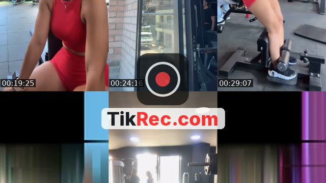 TikTok live: Gym🦋🩵 by @sofiramirez.15