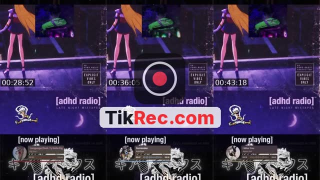TikTok live: [adhd radio] midnight vibes by @sirluffypuff