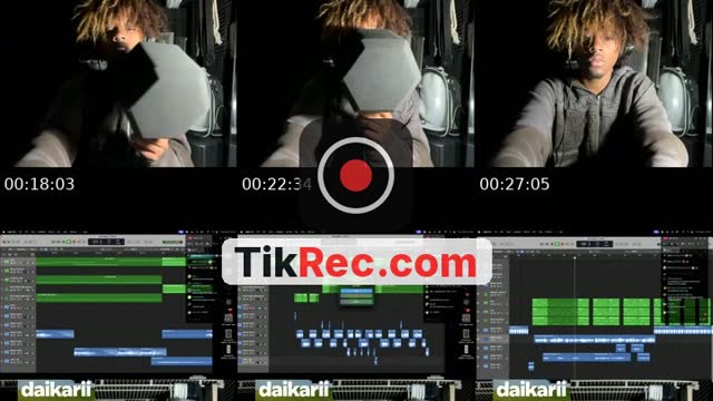 TikTok live: making music by @daikariii