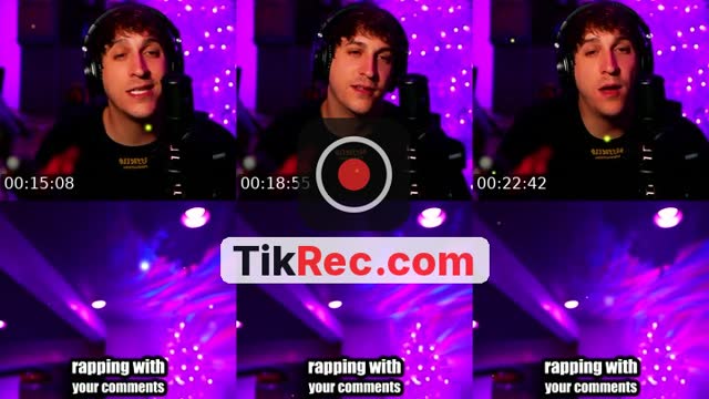 TikTok live: freestyling your comments by @itscvsper