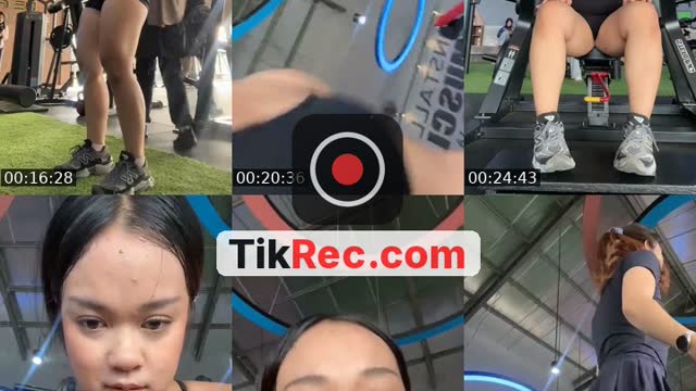 TikTok live: chest, shoulder and tricep pump by @hanyinyaya