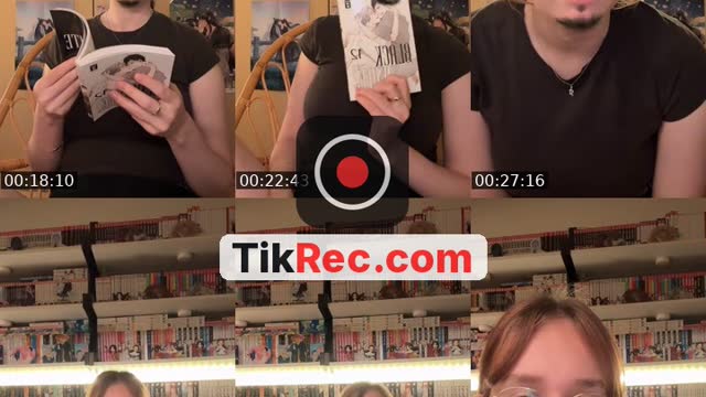 TikTok live: Reading BL manga together!! by @justniia03