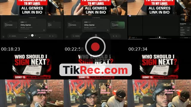 TikTok live: Who should I sign next??? by @mstacksonline