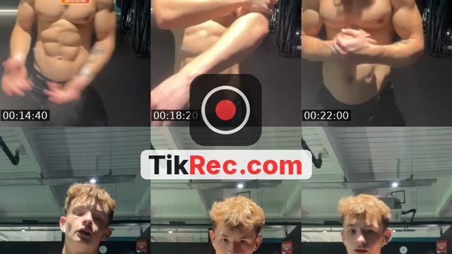 TikTok live: late night puregym sesh by @callumdoescali