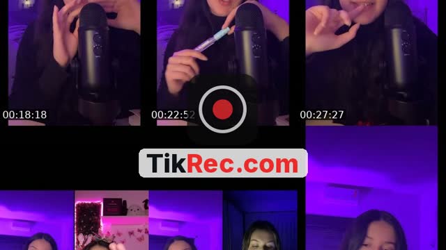 TikTok live: ASMR by @cuteasmrr
