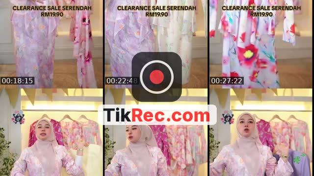 TikTok live: KEBARUNG ON SALEE! by @anorie_edition