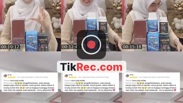 TikTok live: Anak bijak ibu tenang 🥹💙💙 by @hasnuri.wellness